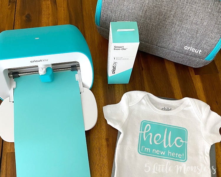 5 Little Monsters: Introducing Cricut Joy! and a Baby Bodysuit